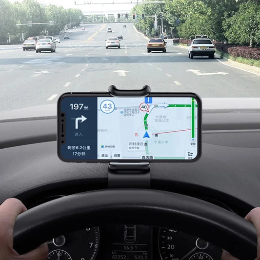 Dashboard Car Mobile Phone Clip Car Smart Phone Holder 360 Degree Rotation GPS Navigation Bracket Mobile Phone Stand For iPhone