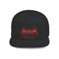 Dripping Bat Logo Snapback | RXXUM Flat Bill Cap