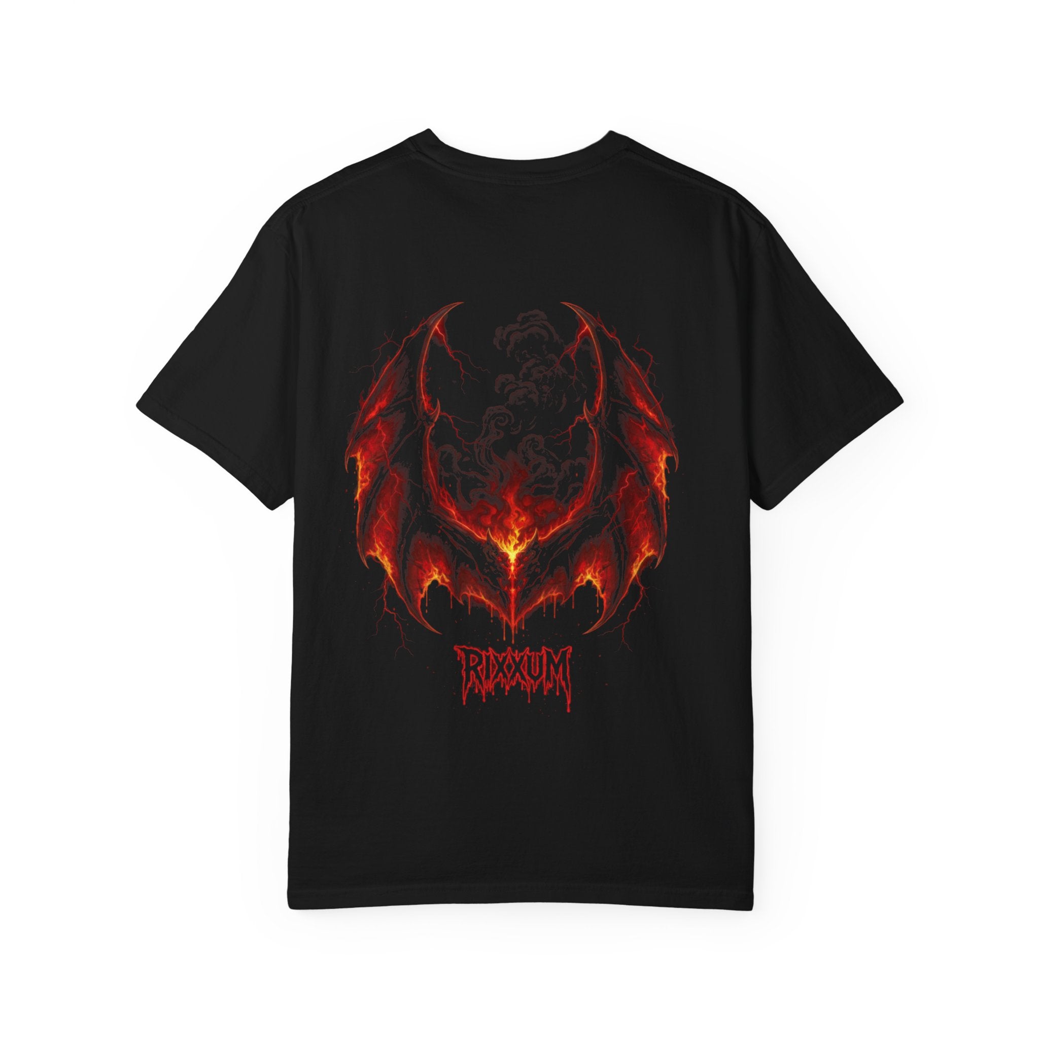 Bat Skull Graphic T-Shirt | RXXUM Gothic Band Tee