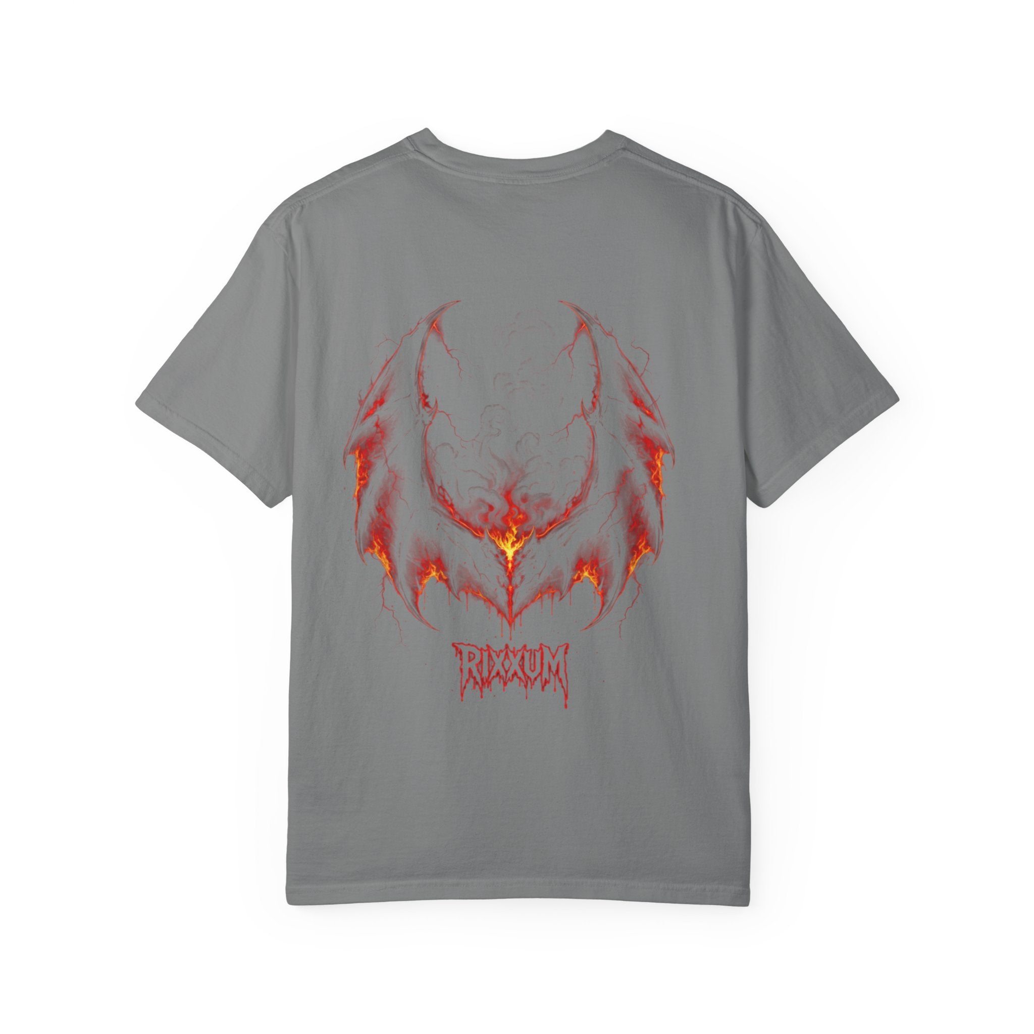 Bat Skull Graphic T-Shirt | RXXUM Gothic Band Tee
