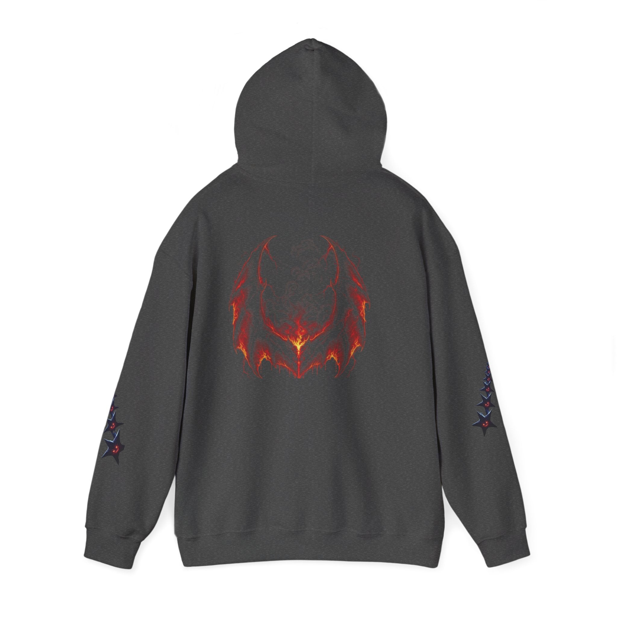 RXXUM Signature Bat Hoodie | Gothic Art Pullover Sweatshirt