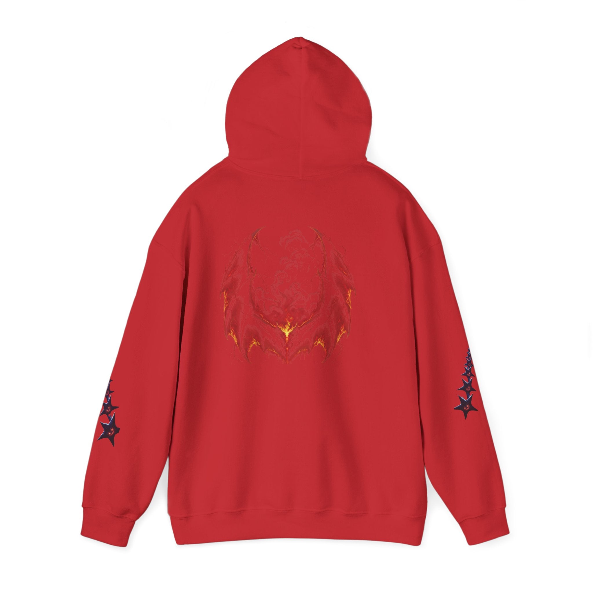 RXXUM Signature Bat Hoodie | Gothic Art Pullover Sweatshirt