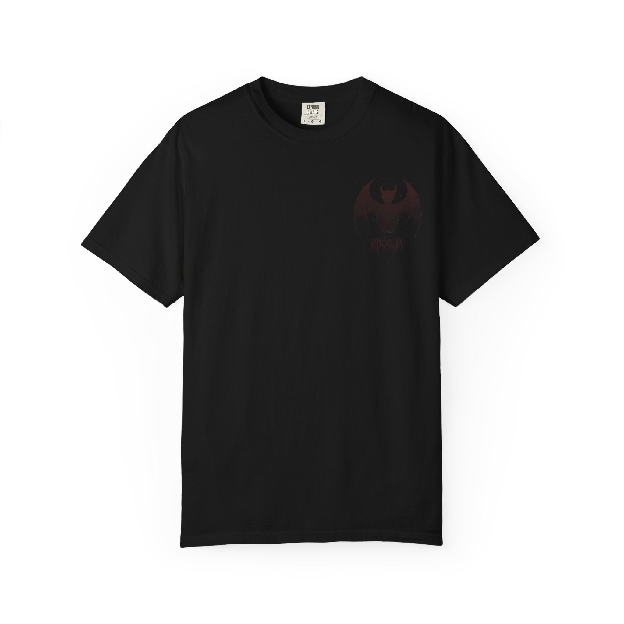 Bat Skull Graphic T-Shirt | RXXUM Gothic Band Tee