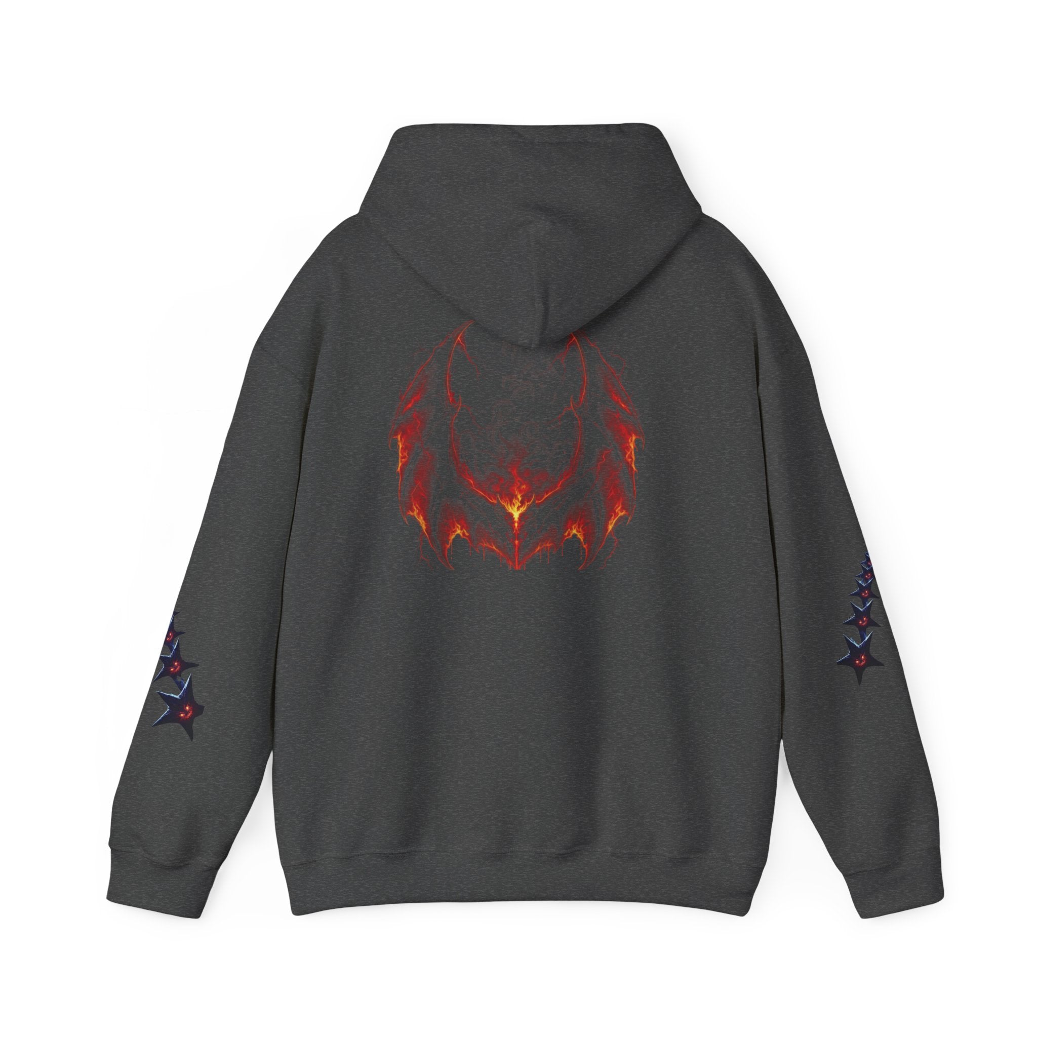 RXXUM Signature Bat Hoodie | Gothic Art Pullover Sweatshirt
