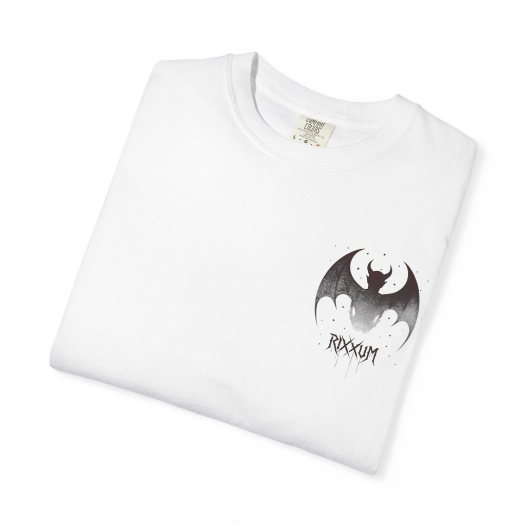 Bat Skull Graphic T-Shirt | RXXUM Gothic Band Tee