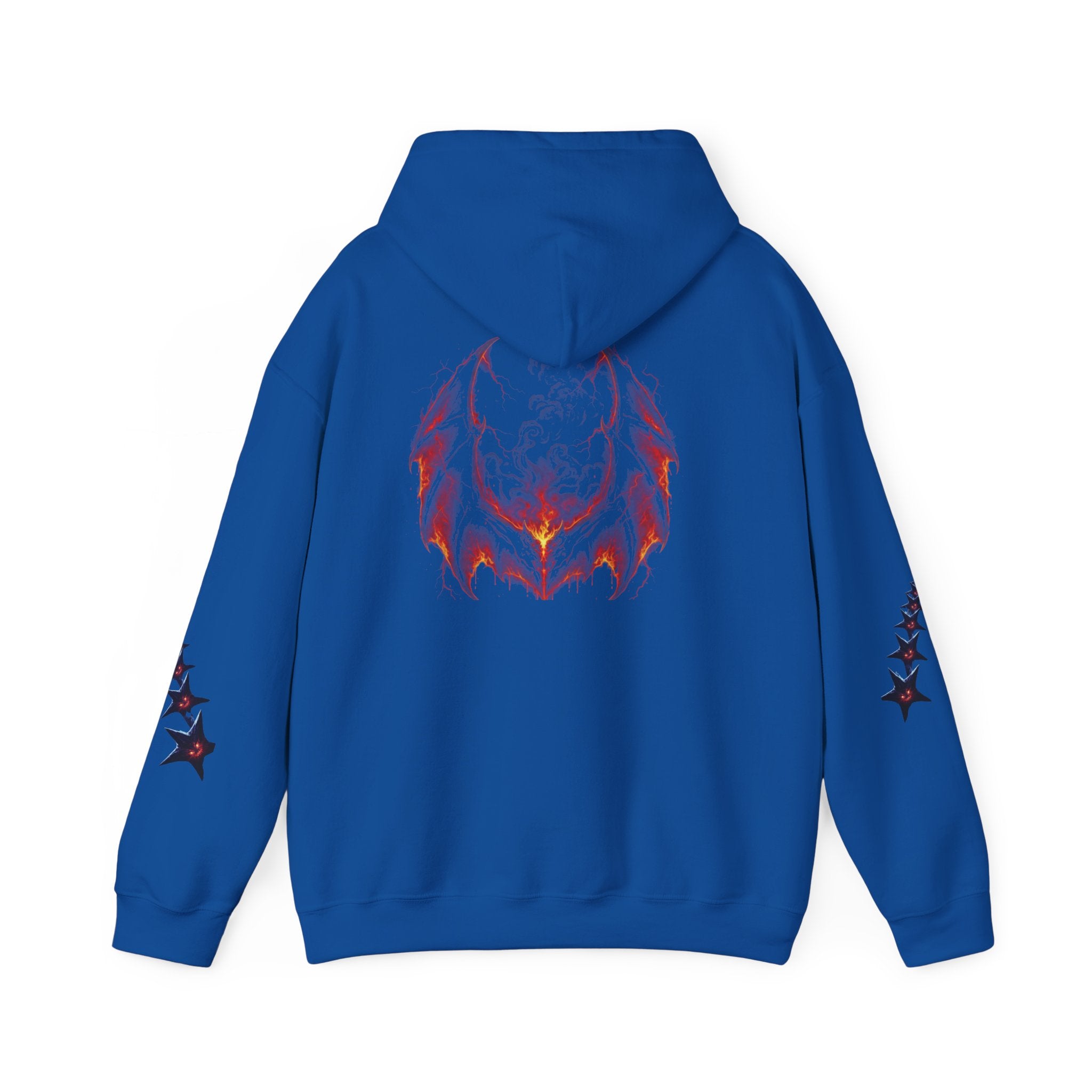 RXXUM Signature Bat Hoodie | Gothic Art Pullover Sweatshirt