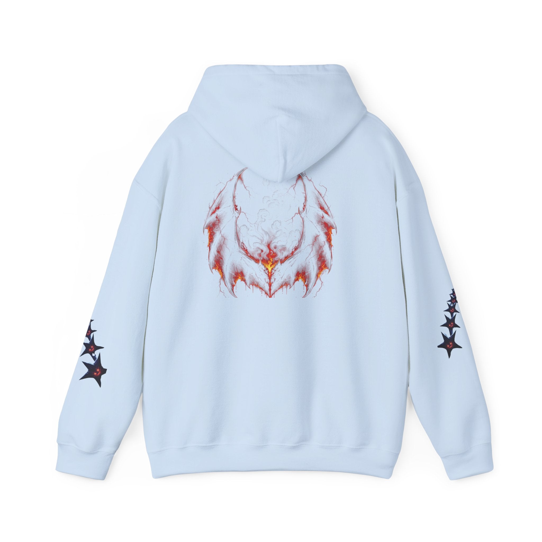 RXXUM Signature Bat Hoodie | Gothic Art Pullover Sweatshirt