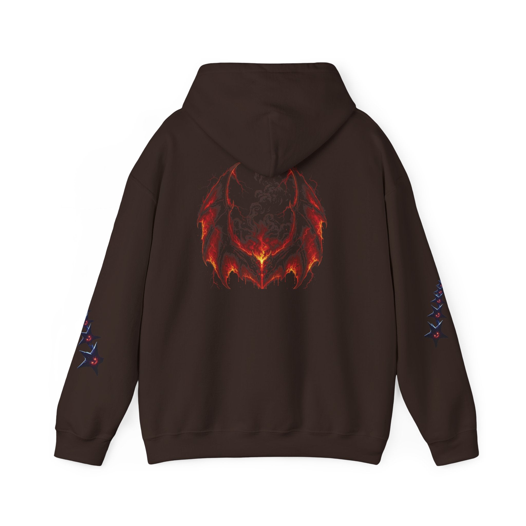 RXXUM Signature Bat Hoodie | Gothic Art Pullover Sweatshirt