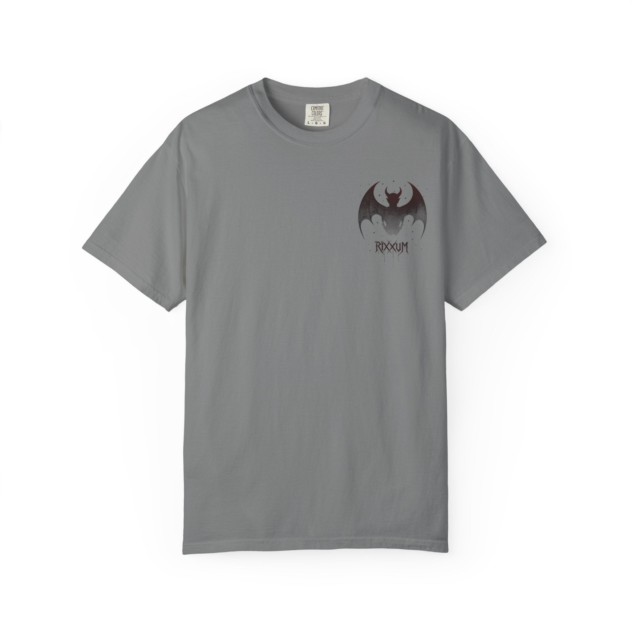 Bat Skull Graphic T-Shirt | RXXUM Gothic Band Tee