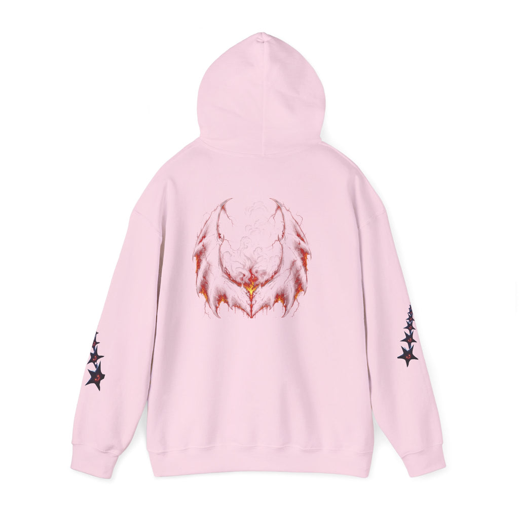 RXXUM Signature Bat Hoodie | Gothic Art Pullover Sweatshirt