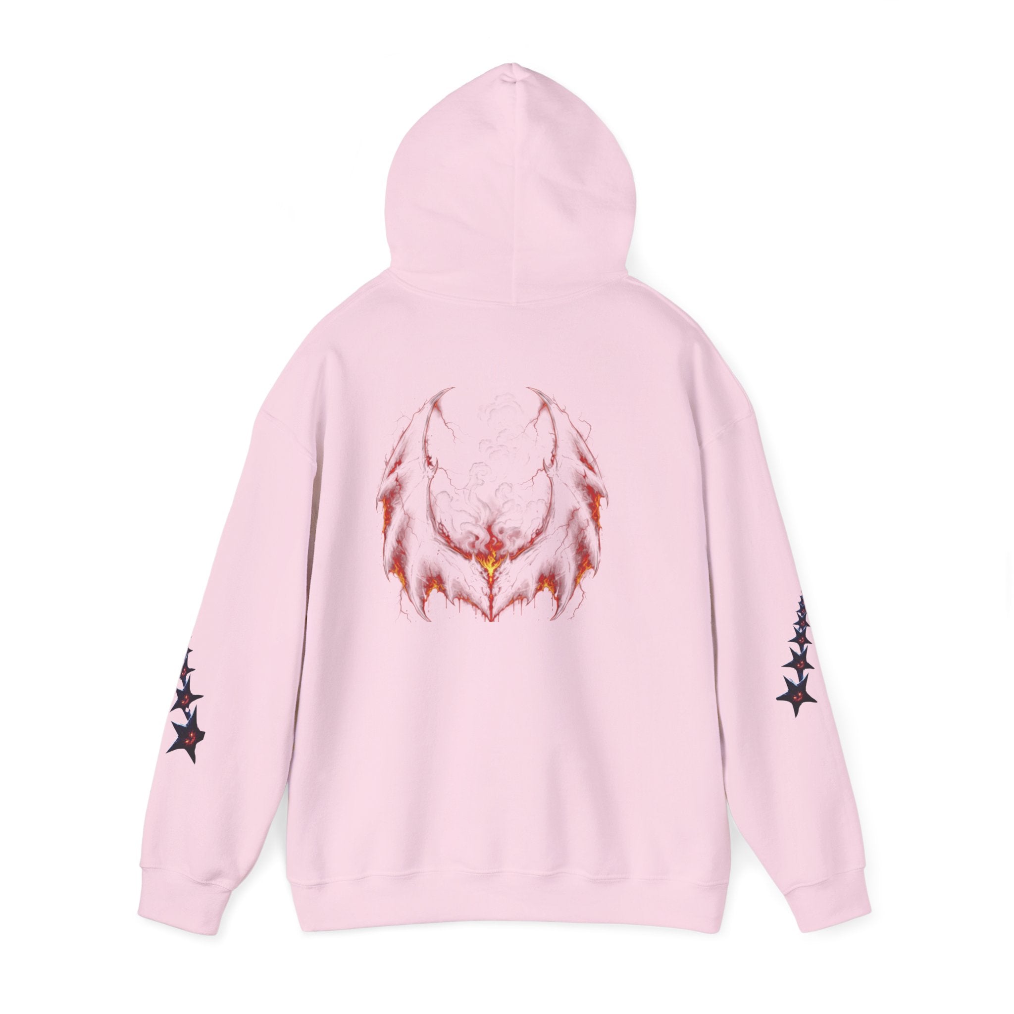RXXUM Signature Bat Hoodie | Gothic Art Pullover Sweatshirt