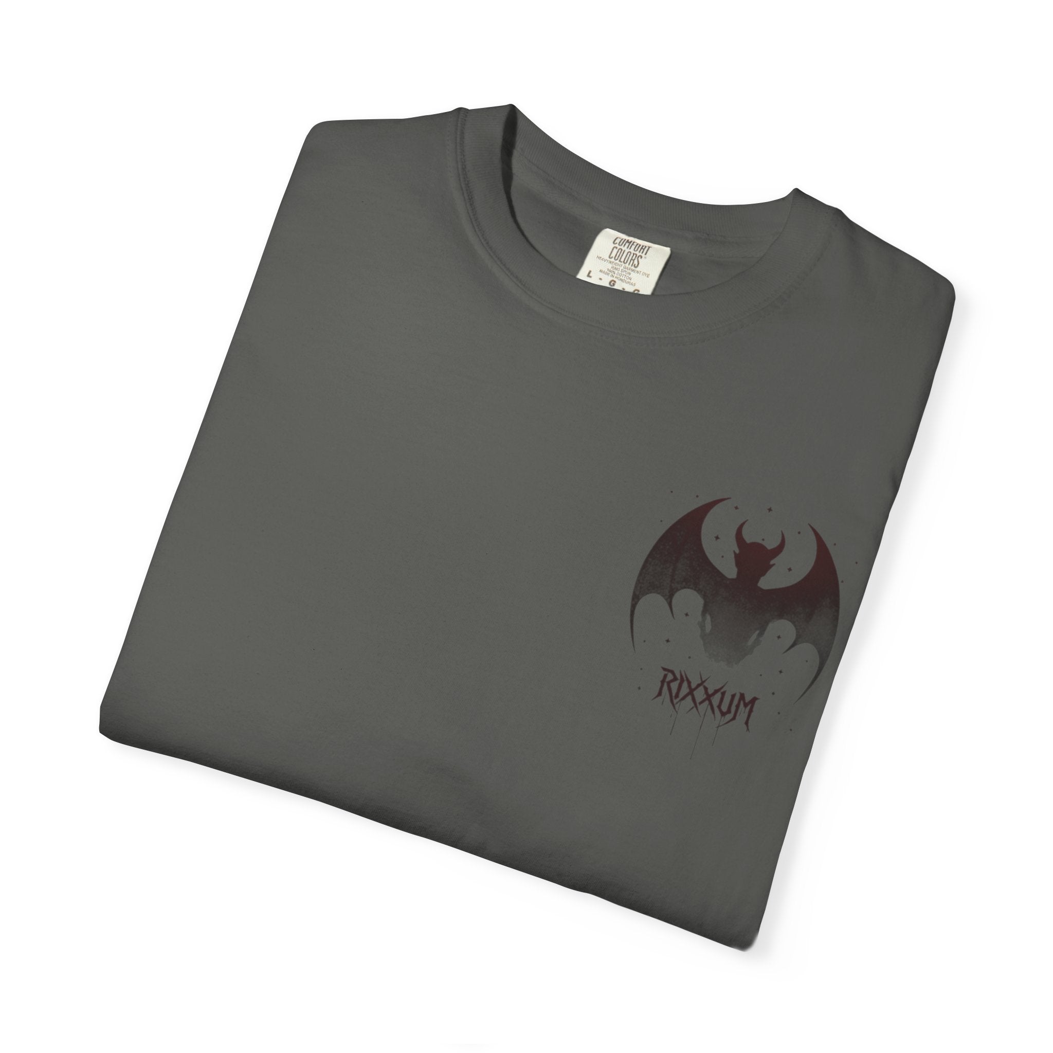 Bat Skull Graphic T-Shirt | RXXUM Gothic Band Tee