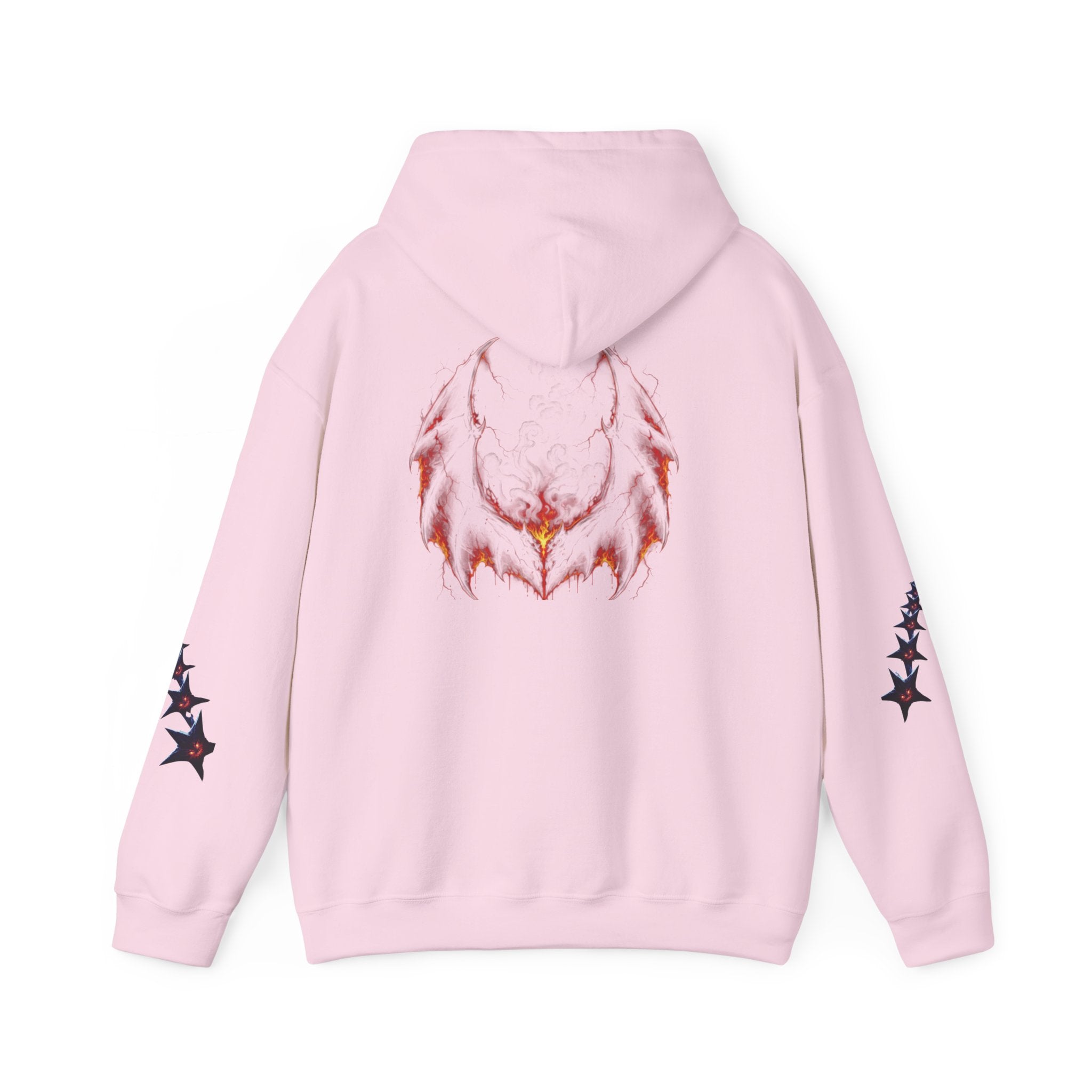 RXXUM Signature Bat Hoodie | Gothic Art Pullover Sweatshirt