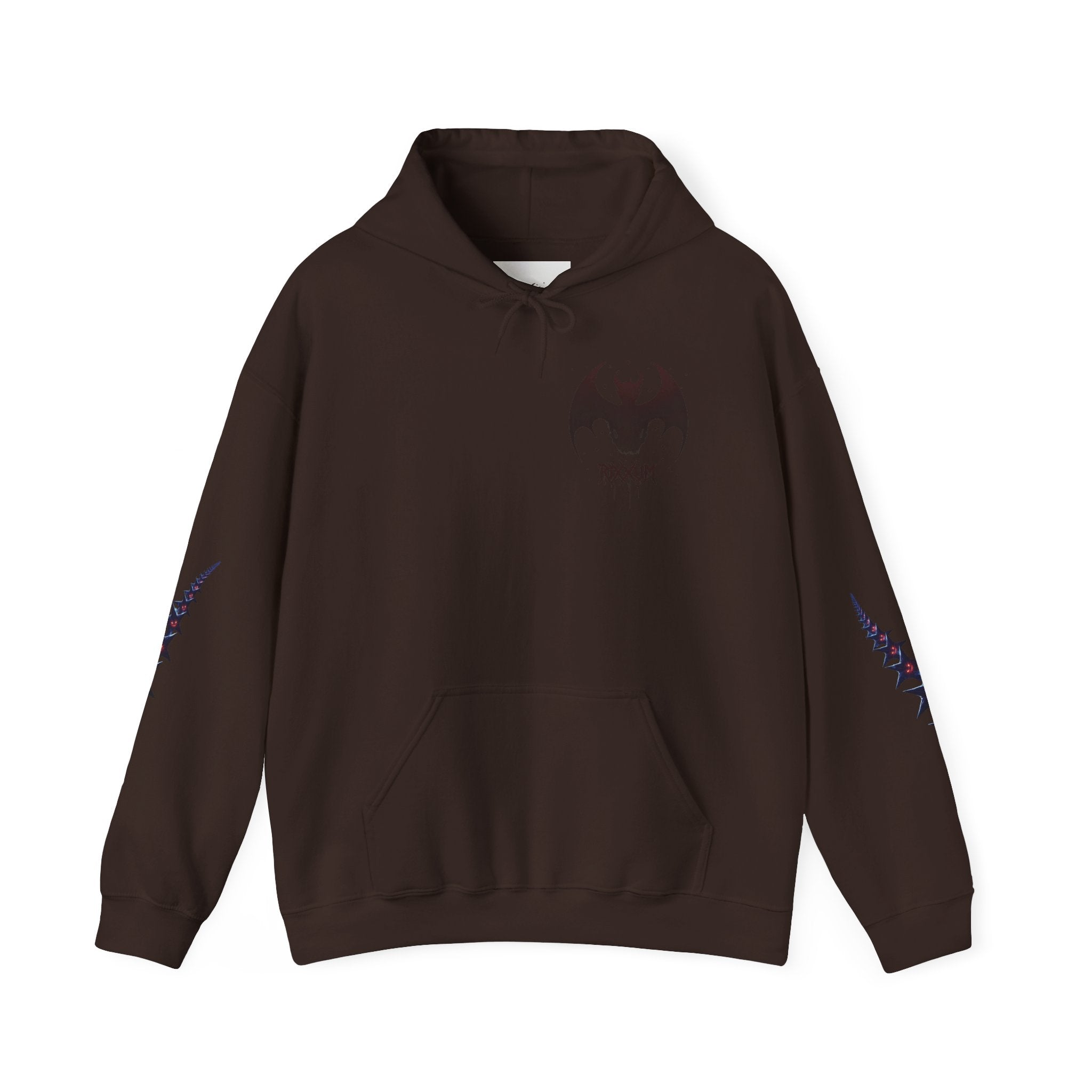 RXXUM Signature Bat Hoodie | Gothic Art Pullover Sweatshirt