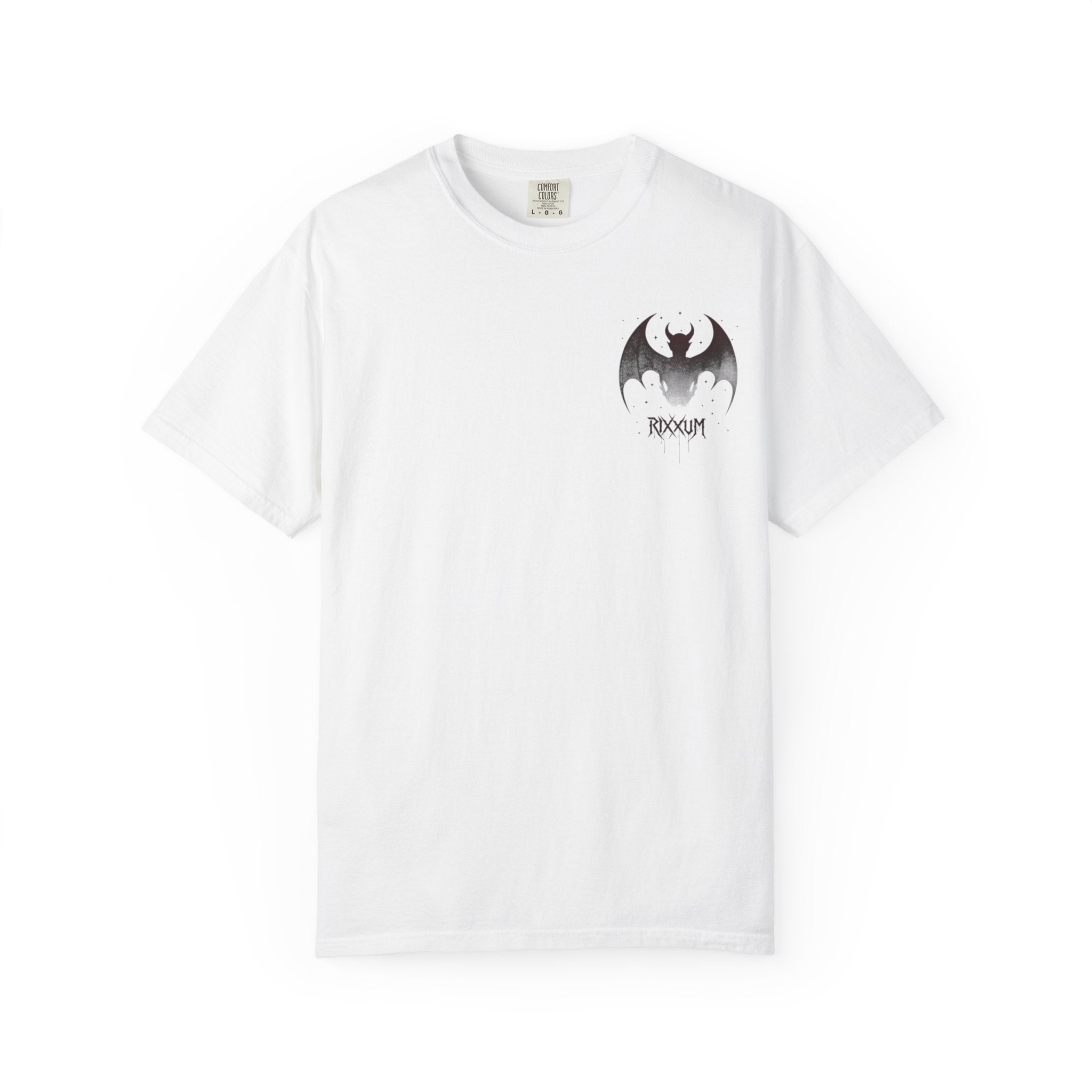 Bat Skull Graphic T-Shirt | RXXUM Gothic Band Tee