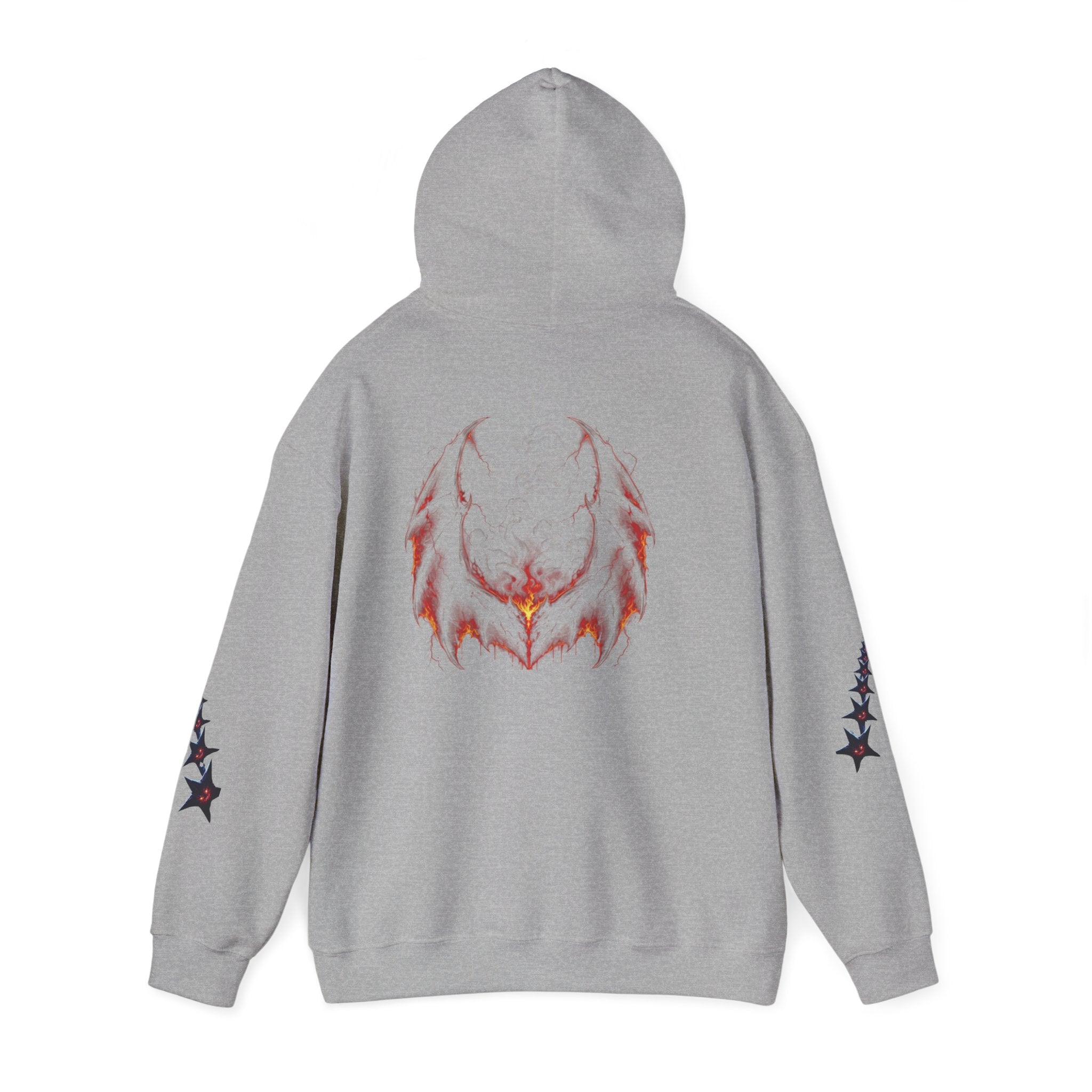 RXXUM Signature Bat Hoodie | Gothic Art Pullover Sweatshirt