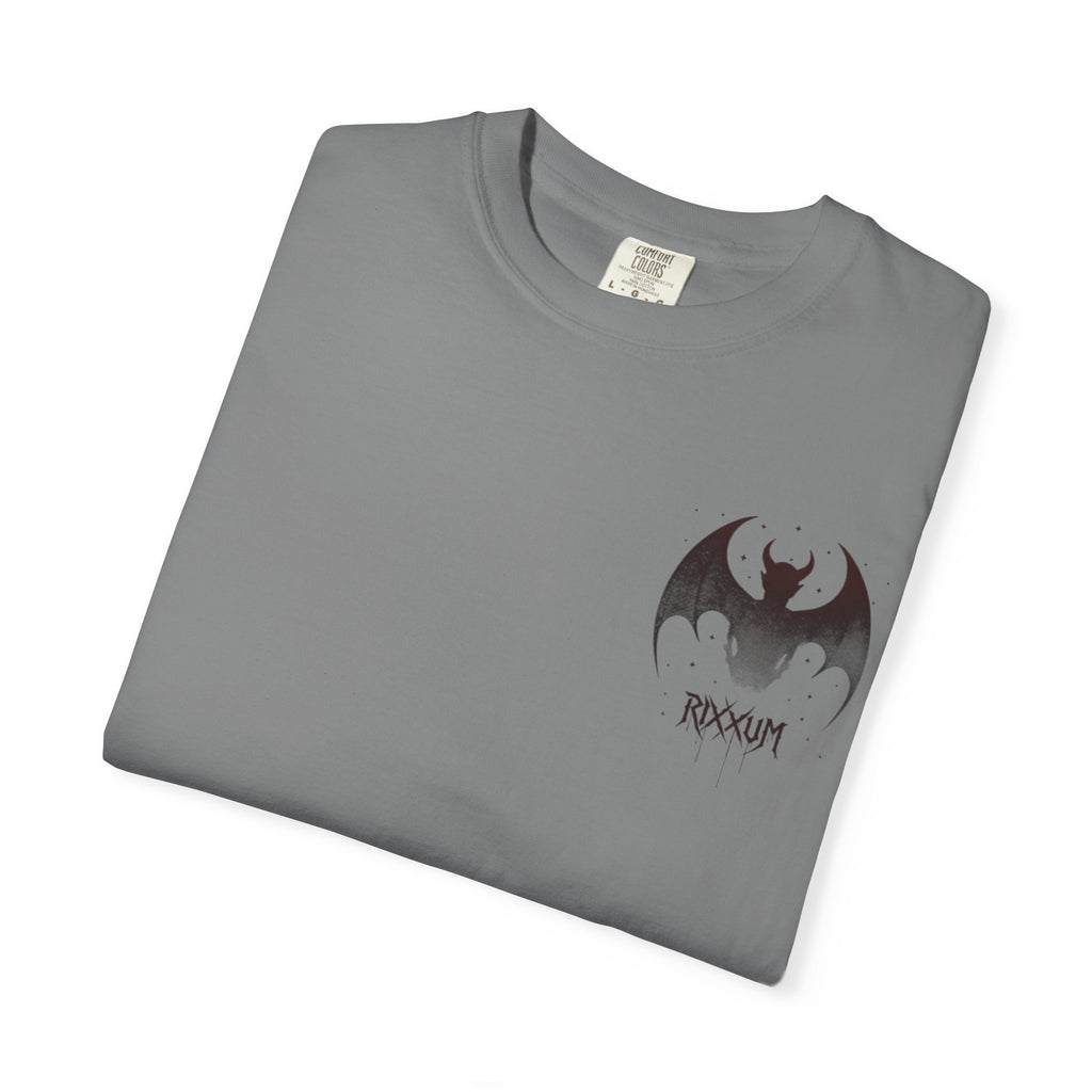 Bat Skull Graphic T-Shirt | RXXUM Gothic Band Tee