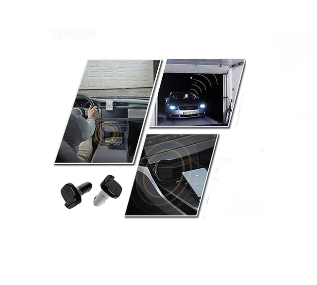 Car Charger Homelink Garage Door Remote Universal Multi Frequencyباب المرآب التحكم عن بعدChargeur de voiture