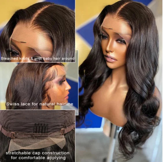 Brazilian Lace Frontal Wig 13*4 Human Hair Wigs Body Wave Lace Front Human Hair Wigs With Baby Hair