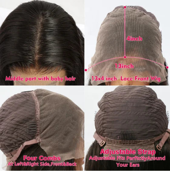 Brazilian Lace Frontal Wig 13*4 Human Hair Wigs Body Wave Lace Front Human Hair Wigs With Baby Hair