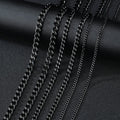 Cuban Link Chain Necklace | Stainless Steel Punk Choker 3-7mm