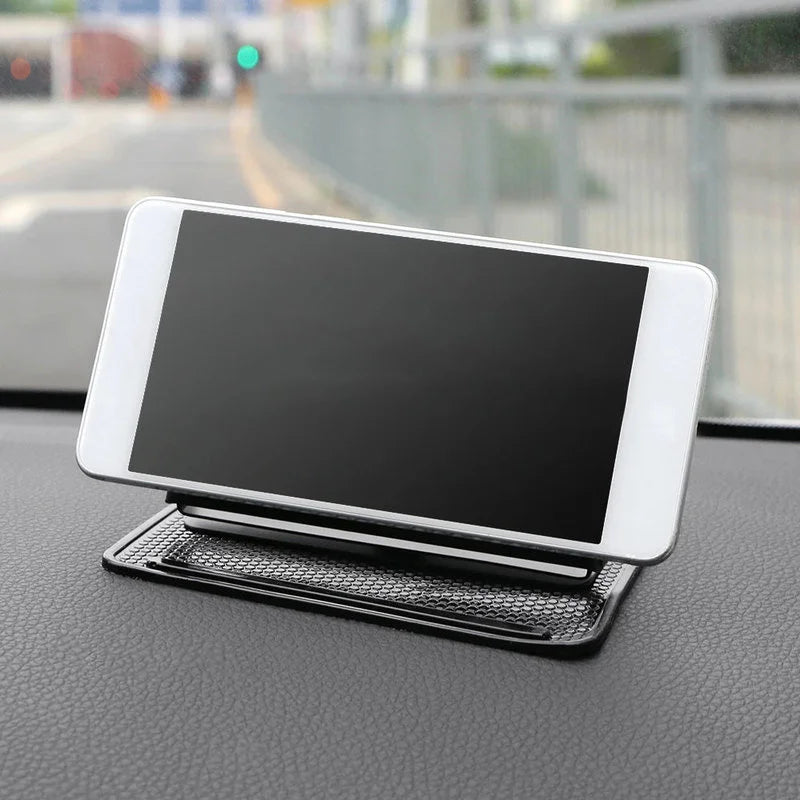 Car Phone Holder Anti-Slip Pad Ornament Silicone 360 Rotating Auto Dashboard Adjustable Angle GPS Navigation Mat Car Accessories