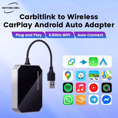 2026 HEYINCAR For Jetour X70 X90 X95 Dashing GAC GS8 GS4 Carbitlink Easy Connection to Wireless CarPlay Android Auto Adapter