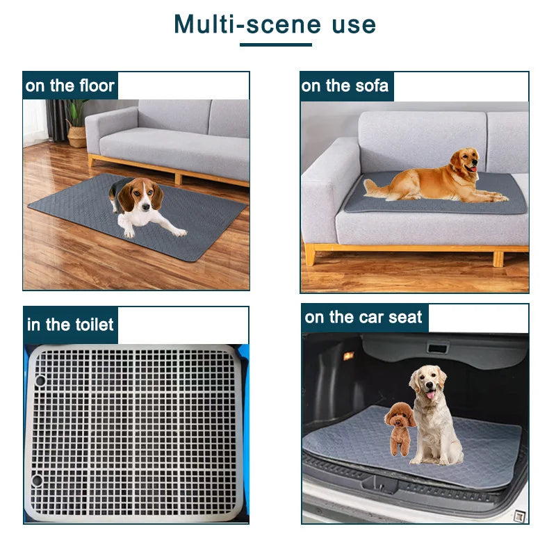 Washable Reusable Dog Pee Pad | Absorbent Puppy Training Mat