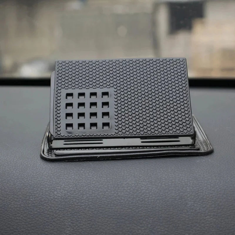 Car Phone Holder Anti-Slip Pad Ornament Silicone 360 Rotating Auto Dashboard Adjustable Angle GPS Navigation Mat Car Accessories