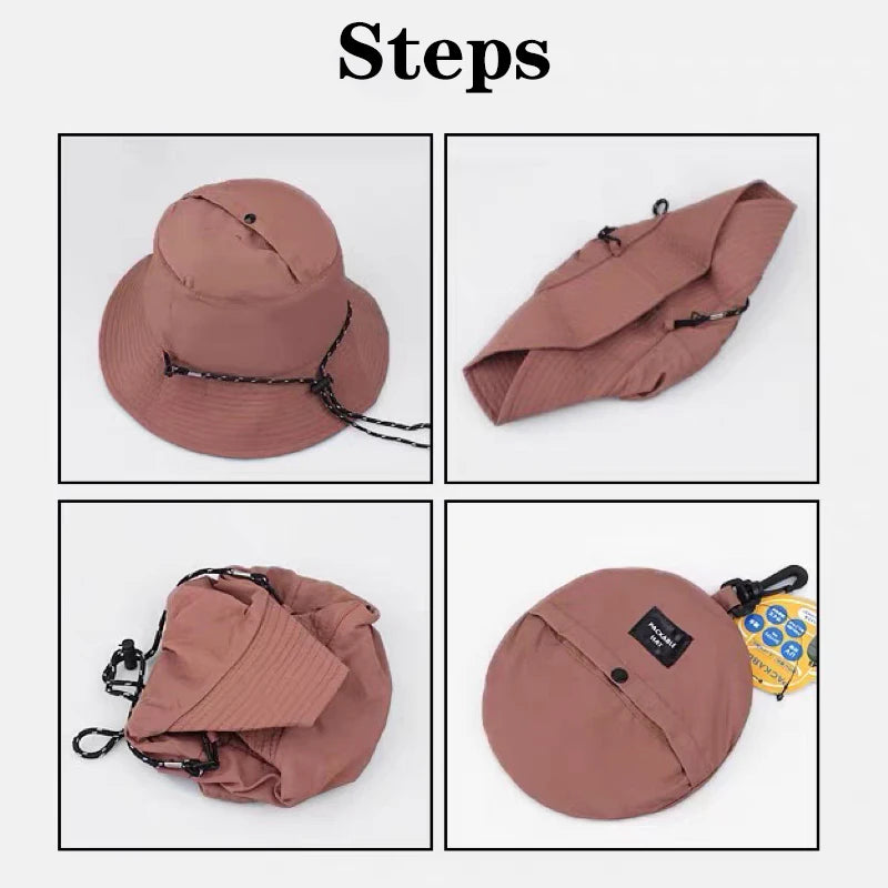 Foldable Waterproof Bucket Hat | Unisex Outdoor Sun Hat