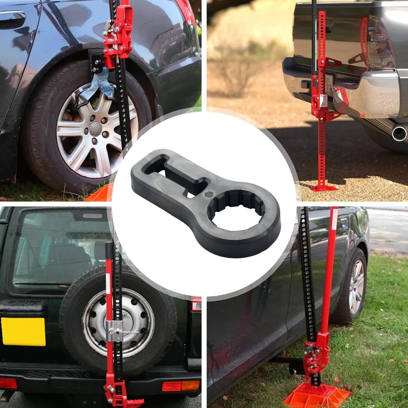 Off-Road Jack Handle Grip — Noise-Free Monkey Climbing Pole