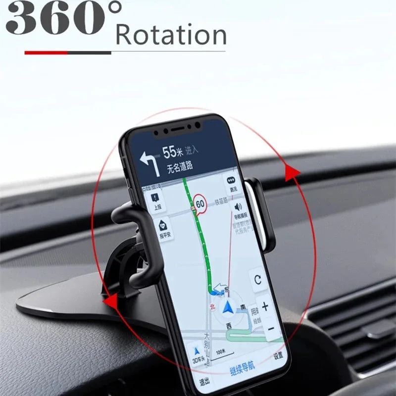 Dashboard Car Mobile Phone Clip Car Smart Phone Holder 360 Degree Rotation GPS Navigation Bracket Mobile Phone Stand For iPhone