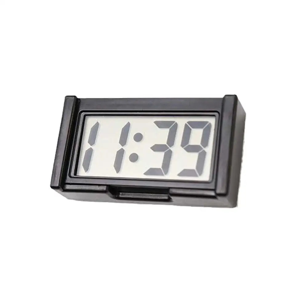 Car Electronic Clock Self-adhesive Mini Digital Clock Truck Clock Clock Screen Multifunctional Car Dashboard Large Dashboar G3Y7
