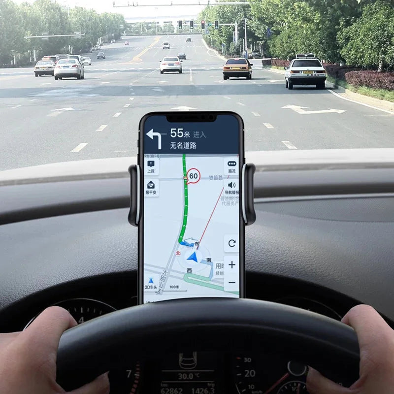 Dashboard Car Mobile Phone Clip Car Smart Phone Holder 360 Degree Rotation GPS Navigation Bracket Mobile Phone Stand For iPhone
