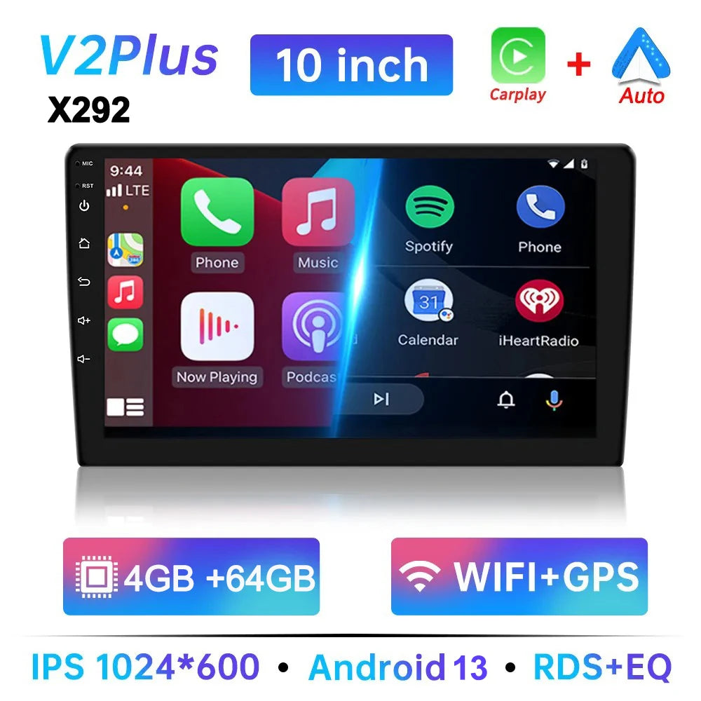 7/9/10 inch Universal Android 13 Car Radio 32G/64G Autoradio android 2 Din car radio GPS BT Central Multimedia Smart car systems