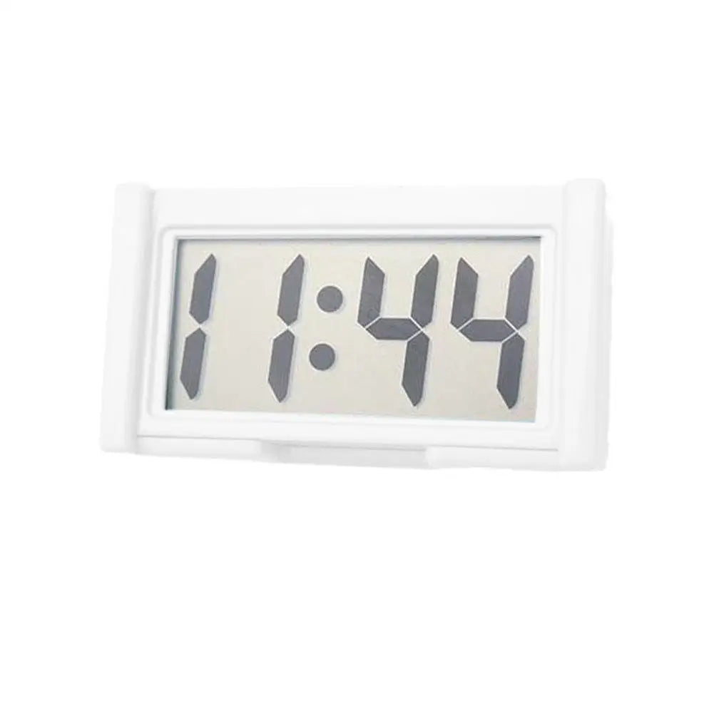 Car Electronic Clock Self-adhesive Mini Digital Clock Truck Clock Clock Screen Multifunctional Car Dashboard Large Dashboar G3Y7
