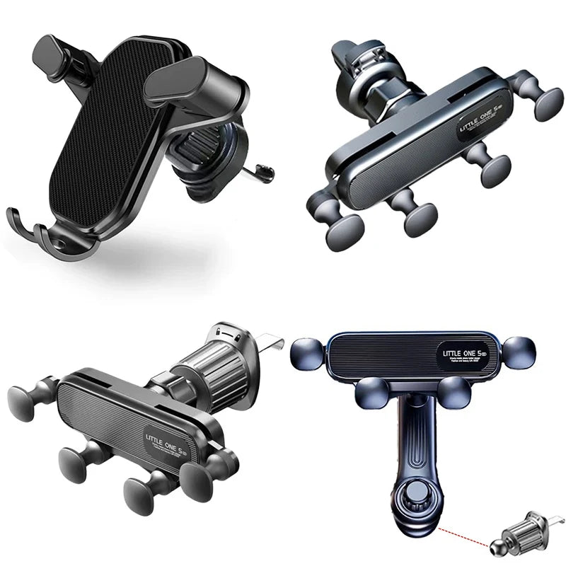 Gravity Car Phone Holder for 4.7-7 inch Mobile Phone Car Air Vent Phone Mount Universal Shockproof GPS Clip Smartphone Stand