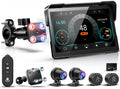 Motorcycle Wireless Magnetic CarPlay Android Auto Portable Quick-Release GPS Navigation for All Models