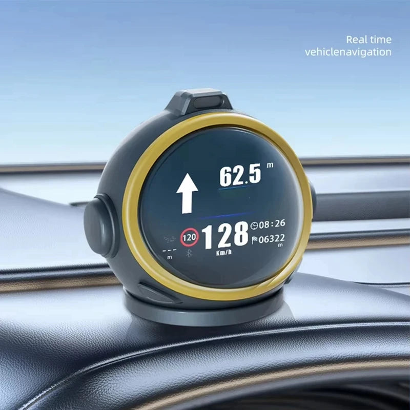 Car Head Up Display Smart GPS HUD -Oriented Robot Design Digital Speedometer Gesture Recognition USB Plug for Car-TCES