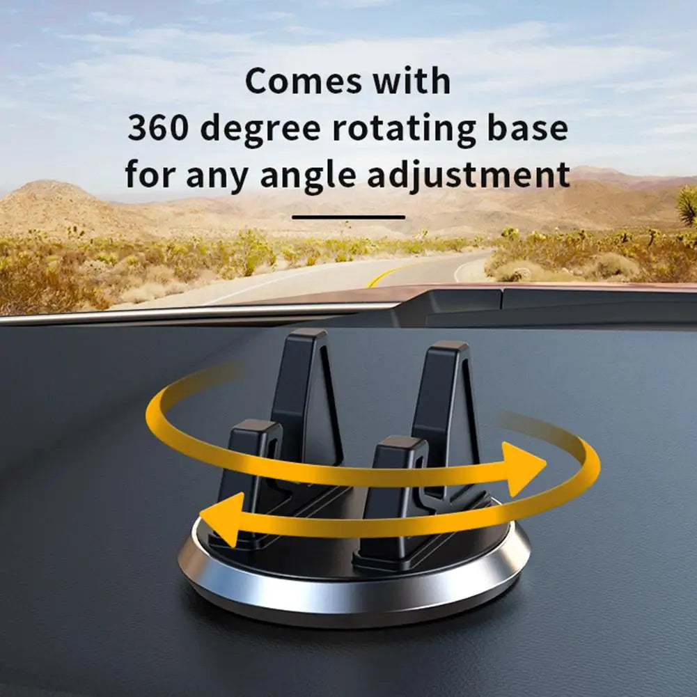 Car Phone Holder Stands Rotatable Support Anti Slip Mobile 360 Degree Mount Dashboard GPS Navigation Universal Auto Accessories
