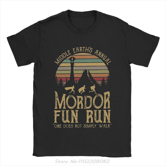 Mordor Vintage Graphic T-Shirt | Men's Oversized Fantasy Tee