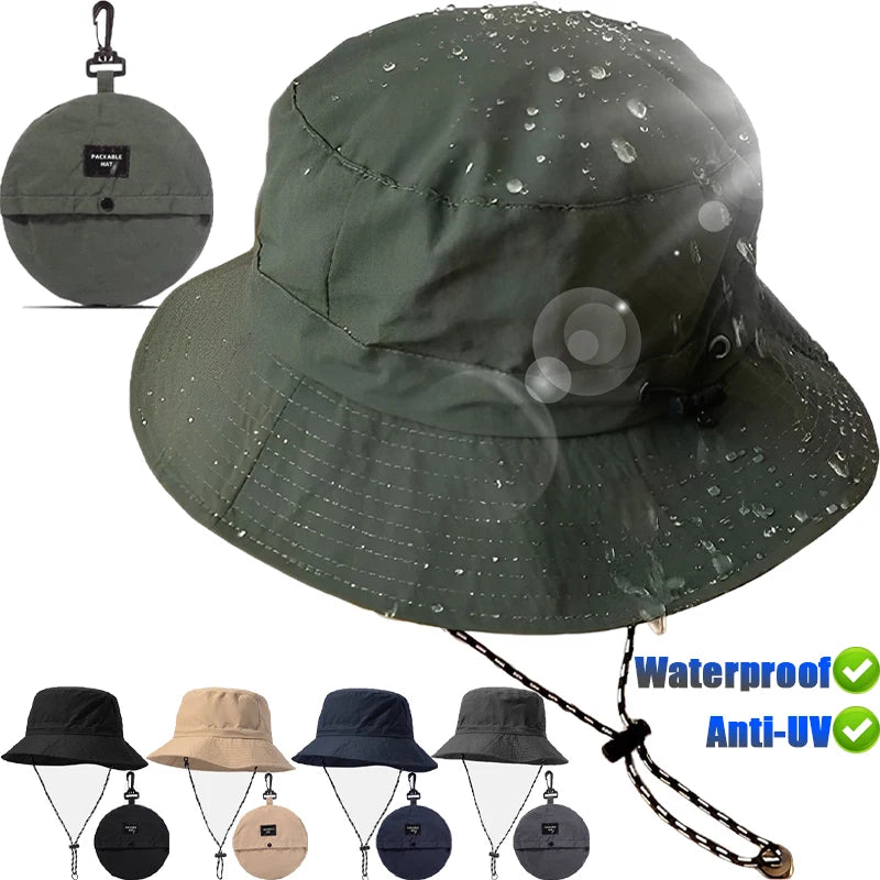 Foldable Waterproof Bucket Hat | Unisex Outdoor Sun Hat