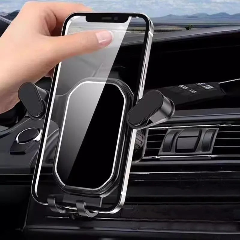 Gravity Car Phone Holder for 4.7-7 inch Mobile Phone Car Air Vent Phone Mount Universal Shockproof GPS Clip Smartphone Stand