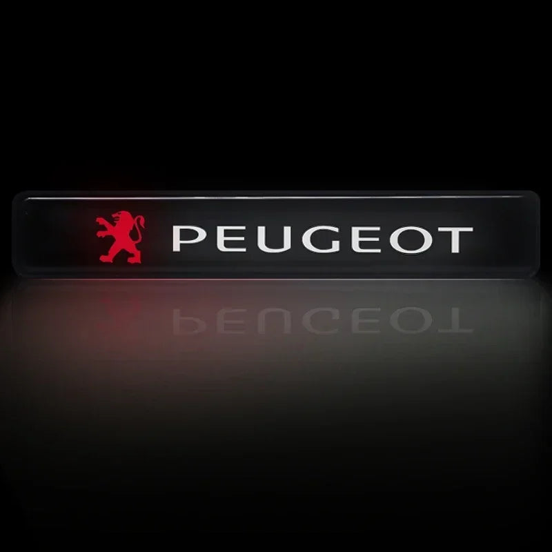 Car Electronics Car LED Front Hood Grille Badge Decorative Light For Peugeot 308 408 508 208 3008 2008 206 207 307 Car Gadgets