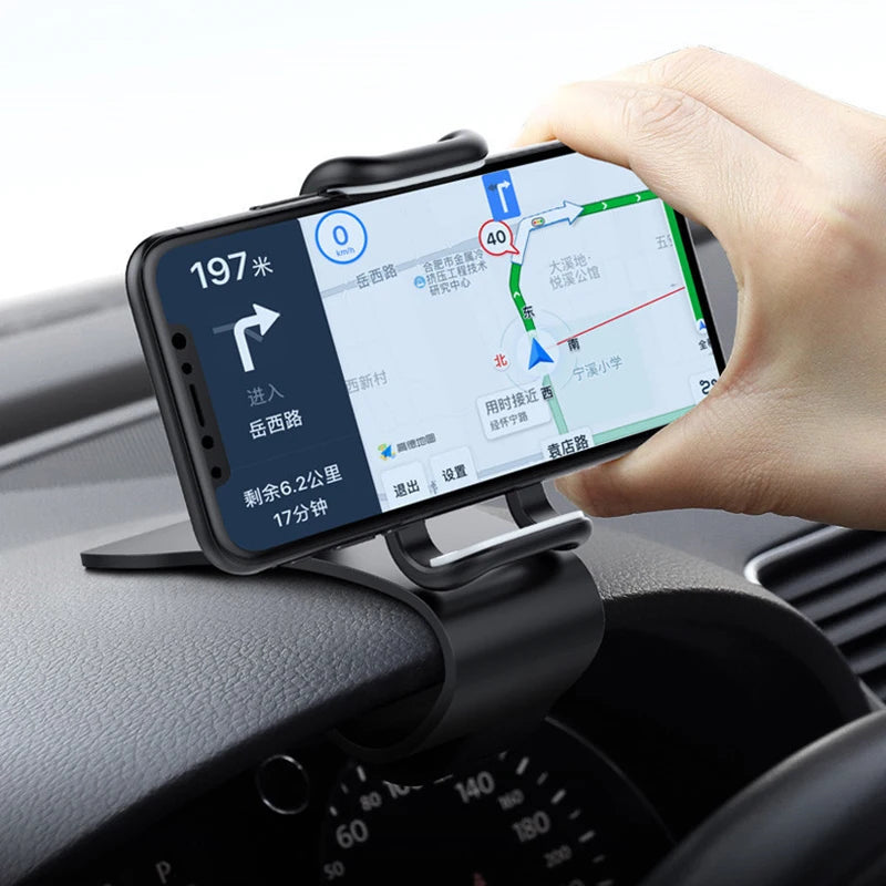 Dashboard Car Mobile Phone Clip Car Smart Phone Holder 360 Degree Rotation GPS Navigation Bracket Mobile Phone Stand For iPhone