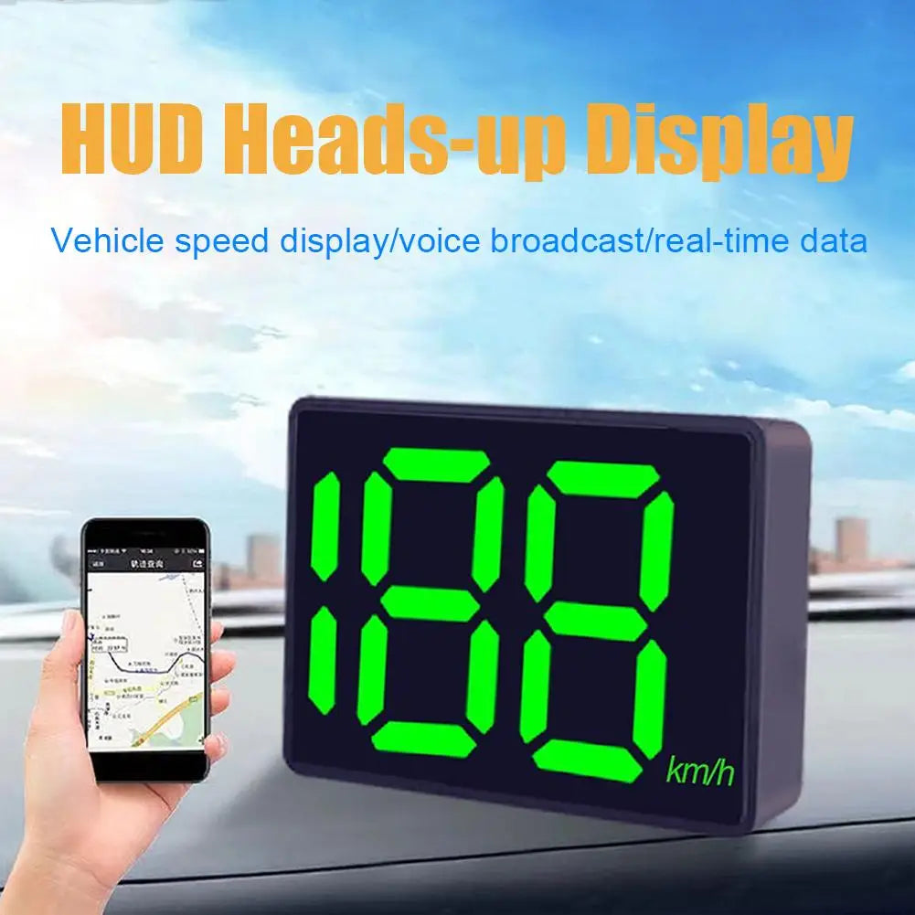 GPS Car Speedometer With HUD Head Up Universal Smart Play Display Accessories Plug Auto Gadget And M8V8